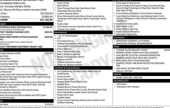 BUICK ENCORE GX 2023 KL4MMDSL5PB076763 image